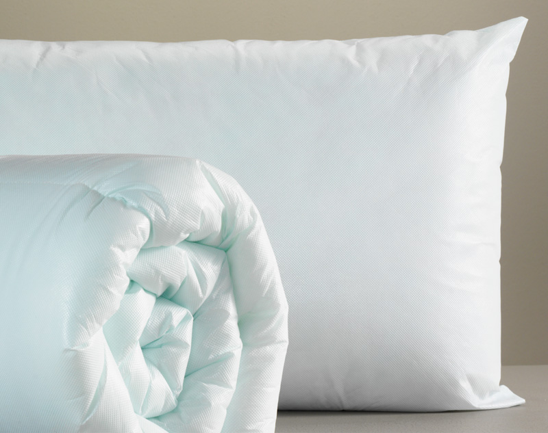 Green Tint Pillows & Duvets Thomas Kneale