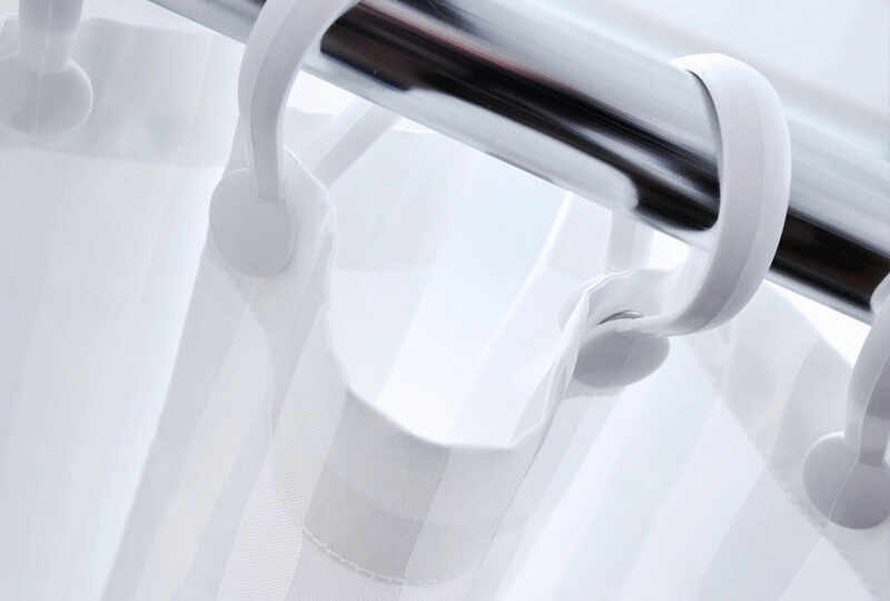 Satin Stripe Shower Curtains Image