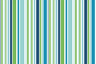 Candy Stripe Green & Teal