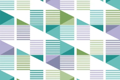 Geo Teal & Purple